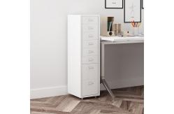 China White Storage Metal Organization 8 Drawer Flat File Cabinet supplier