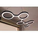 Aluminium Led Circle Pendant Light SMD5630 Hanging Circle Led Light for sale