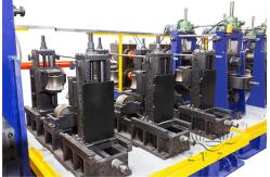 China PLC control Hollow 201 304 Stainless Steel Pipe Making Machine 1-15m/min supplier