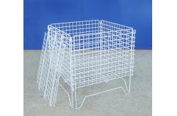 China Zinc Coated Industrial Wire Container Light Duty Structure Anti Rust supplier