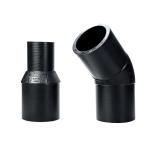 SDR11 PN16 45 Degree Elbow Hdpe Socket Fusion Fittings for sale
