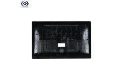 China Gloss Surface Black ABS Injection Molding Components For Computer Back Shell supplier