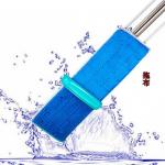 Blue 380gsm Microfiber Wet Mop Pads , Pocket Shaped Multifunctional Mops