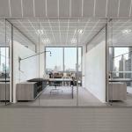 Waterproof Office Partition Walls Portable Swing Hinges Modular Glass Partition for sale