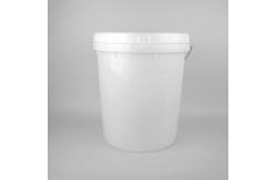 China Food Grade Small PP Transparent Plastic Bucket With Handle And Lid supplier
