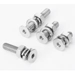 China Hex Socket DIN7991/GB70.3 Countersunk Head Machine Screw With Hex Nut Flat Washer And Spring Washer Assemblies Plain Surface manufacturer