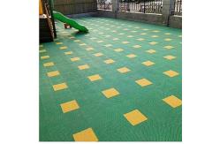 China Polyurethane Suspended Interlocking Gym Tiles Shock Absorption supplier