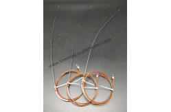 China Kapton Lead Wire Thermocouple Probe 1.5x500mm With Plastic Transition Zone supplier