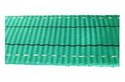 China Woven Pattern Polyester Webbing Sling 2T Polyester Lifting Slings With Two Eyes supplier