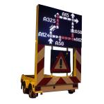 DC 12V 24V VMS Trailer Signs Advertising Mobile LED Billboard for sale