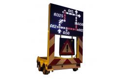 China IP65 12400 Nits VMS Trailer Signs Portable Variable Message Signs supplier