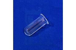 China 1100C Transparent Customized Clear Round Bottom Quartz Test Tube For Scientific Experiments supplier