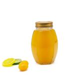Round Glass Honey Jam Bottle Glass Jam Jar Food Storage Preserve Honey Glass Jar for sale