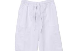 China Elastic Waist Draw String White Chef Pants supplier