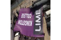 China Customized 100D 68D Polyester Giant Banner Digital Printing supplier