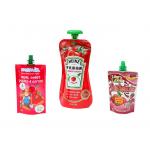 Liquid Plastic Pouches Packaging for drinking / Flexible doypack pouch for sale