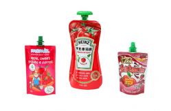 China Liquid Plastic Pouches Packaging for drinking / Flexible doypack pouch supplier