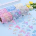 Multicolor Butterfly Organza Sheer DIY Material Handmade Tulle Mesh Ribbon for sale