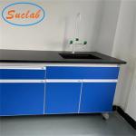 Customized Made Blue Chemical Resistance Lab Bench Chemistry lab furniture Manufacturers for sale