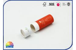 China Custom Recycle Cylinder Composite Paper Tube With PVC Film Lid supplier