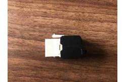 China Gold Plating RJ45 Keystone Jack Cat6A UTP 180 Degree Tool Free Outlet supplier
