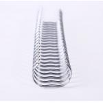Silver 1/4 Inch Double Loop Binding Wire Materials Document Use for sale