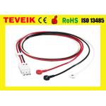 HP Medical Patient Monitor ECG cable M1673A EKG cable 3 leads Snap AHA for sale