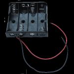 Black 4 1.5V AA Battery Holder Box For Arduino for sale