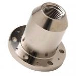 Thread Fitting Stainless Steel Parts SS304 Silver Nickel Plating Machining for sale