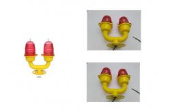 China Flash Double Warning LED Aviation Obstruction Light FAA L810 Low Intensity supplier