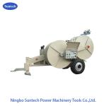 Two Bundles 2X80KN Stringing Tension Equipment , Overhead Line Hydraulic Cable Puller Tensioner for sale