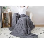 Soft Portable Organic Cotton Weighted Blanket 15lbs for sale