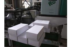 China Automatic Box Facial Tissue Packing Machine V Fold Faical Tissue Paper Packing Machine supplier