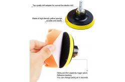 China 22PCS Car Buffer Polisher Pads Sponge Material White Blue Black Yellow supplier