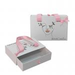 Fur Silk Scarf Underwear Socks Panties Packaging Slide Drawer Package with Handle