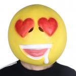 Heart Eyes Emoji Head Masks for sale