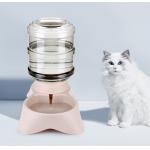 Pet Feeder And Waterer Cat Dog Gravity Food Bowl Set 3.8 L With 1 Water Dispenser for sale