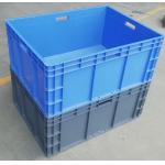 Big Volume Stackable Virgin Plastic Containers  800*600*340 mm Loading Capacity 45kg