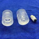 Fused Silicon Sealed Quartz Thread Pipe / Science Lab Glassware for sale