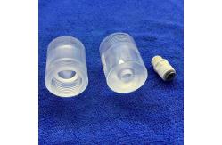 China Fused Silicon Sealed Quartz Thread Pipe / Science Lab Glassware supplier