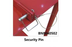 China 4 Gas Cylinder Pallet Rack , Easily Move Compressed Gas Bottle Rack With Caster supplier