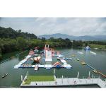 Commercial Inflatable Water Park For Amusement Resort Flame Resistance
