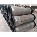 Flange Connection Armoured Rubber Suction Hose with NR BR SBR Material for sale