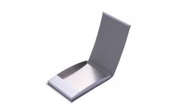 China Metal/PU Business Card Holder With Snap Closure Professional And Elegant Design supplier