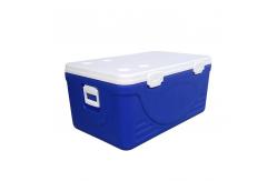 China Environmental PE Material Insulated Foam Cooler Box With Handle And Belt supplier
