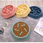8In Dia Dog Slow Feeder Bowl Portable Expandable With Non Spill Mat for sale