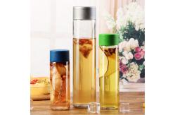 China Cold Pressed Glass Beverage Bottle With PP Caps Classic Style Machine Made supplier