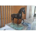 Ancient Style Indoor Cast Bronze Horse Sculpture 0.6m Length for sale