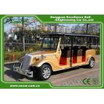 Golden 6 Person Electric Classic Cars 48V Trojan Battery Retro Golf Cart for sale