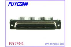 China 64 Pin Centronic PCB Right Angel Female connector Certificated UL supplier